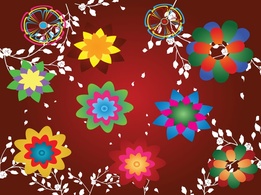 Colorful Floral Design