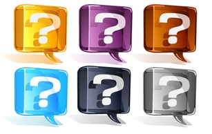 Colorful Question Mark Vector Set Preview