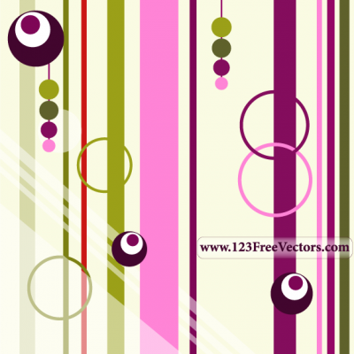 Colorful Retro Background Vector Preview