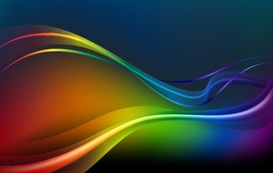 Abstract - Colorful Waves and Lines Vector Background 