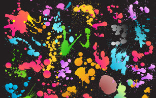 Colourful Splat Background Preview