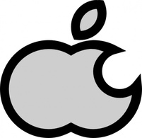 Food - Computer Apple Hardware Color Grey Software Logo 