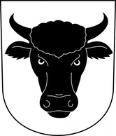 Animals - Cow Bull Horns Wipp Urdorf Coat Of Arms clip art 