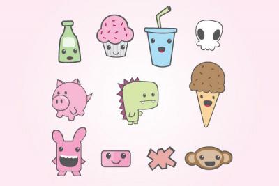 Cute Vector Objects Preview