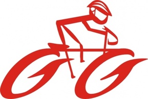 Cyclist On Bike clip art Preview