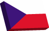 Czech 3d Vector Flag Preview
