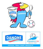 Danone Sponsor Of Worldcup 98