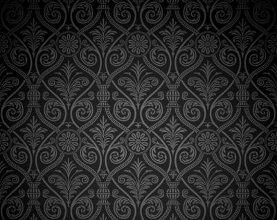 Backgrounds - Dark Damask Pattern 