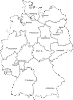 Deutschlandkarte - Germany Map Vector Preview