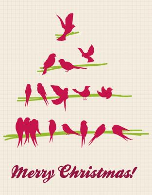 Holiday & Seasonal - Doodle Christmas Tree Vector 