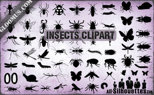 Download Free Vector Insects Clipart Preview