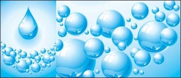 Droplet material bubble texture vector Preview