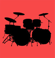 Drum Kit Vector. Preview