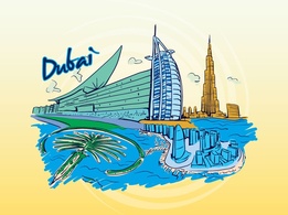 Dubai Travel Graphic Preview