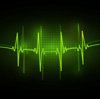 ECG abstract vector background Preview