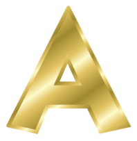 Business - Effect Letters alphabet gold 