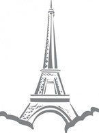 Eiffel Tower Paris clip art Preview