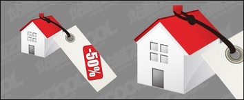 eps format, with jpg preview, keyword: Vector house, half-price, discount, price, tag, listing, selling, vector ... Preview