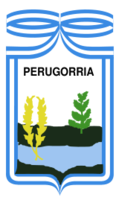 Escudo de la Municipalidad de Perugorria - Corrientes . Argentina