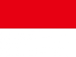 Flag Of Indonesia clip art