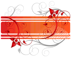Backgrounds - Floral Design text frame 