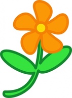 Cartoon - Flower clip art 