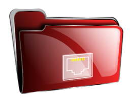 Folder icon red net