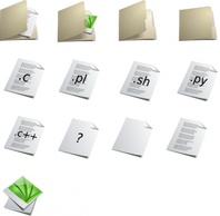 Folders Icons clip art Preview