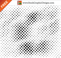Free Halftone Vector Design Elements Preview