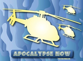 Free Helicopters Vector Preview
