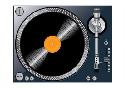 Free High Quality Vector Turntable Preview