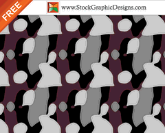 Free Seamless Camouflage Pattern Background Vector - 4 Colours Preview