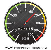 Free Speedometer Vector Preview
