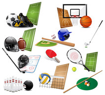 Free Sport Icons Vector Collection