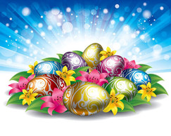 Free Stock Easter Eggs Backgrounds Vector Preview