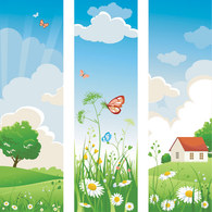 Free Stock Summer Banners Vector Preview