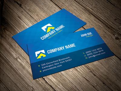 Free Vector Business Card Template Preview