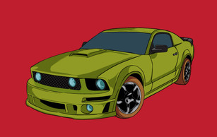 Free Vector Car Preview