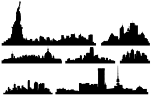 Free Vector City Skylines Preview