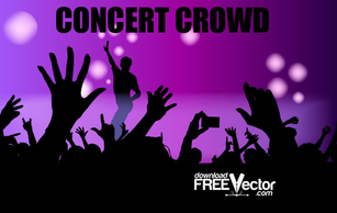 Free Vector Concert Crowd Preview