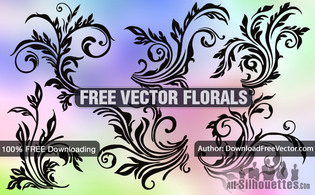 Free vector florals Preview
