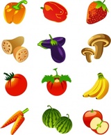 Abstract - Free Vector Fruits 