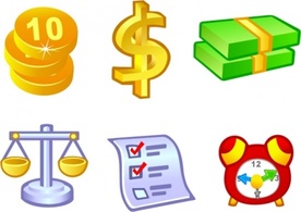 Free Vector Money Icons