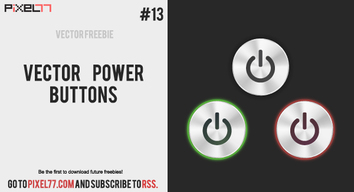 Free vector power button Preview