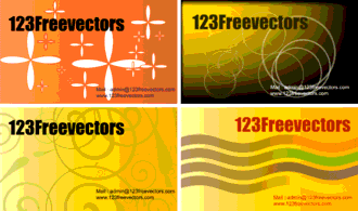 Objects - Free vector visiting card 