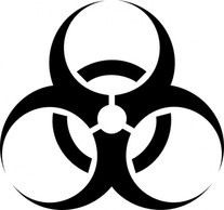 Signs & Symbols - Gamefreak Biohazard Symbol clip art 