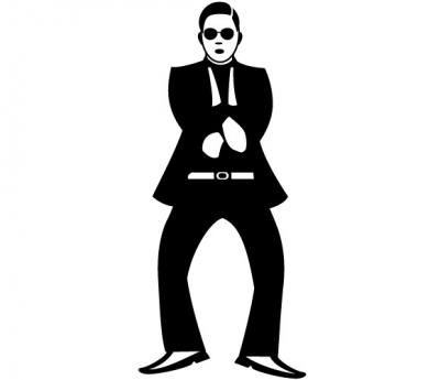 Gangnam Style Dance Vector Preview