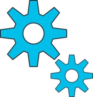 Gears Motion Motor Engine clip art Preview