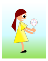 Girl with Lollypop