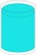 Objects - Glass Of Water clip art 